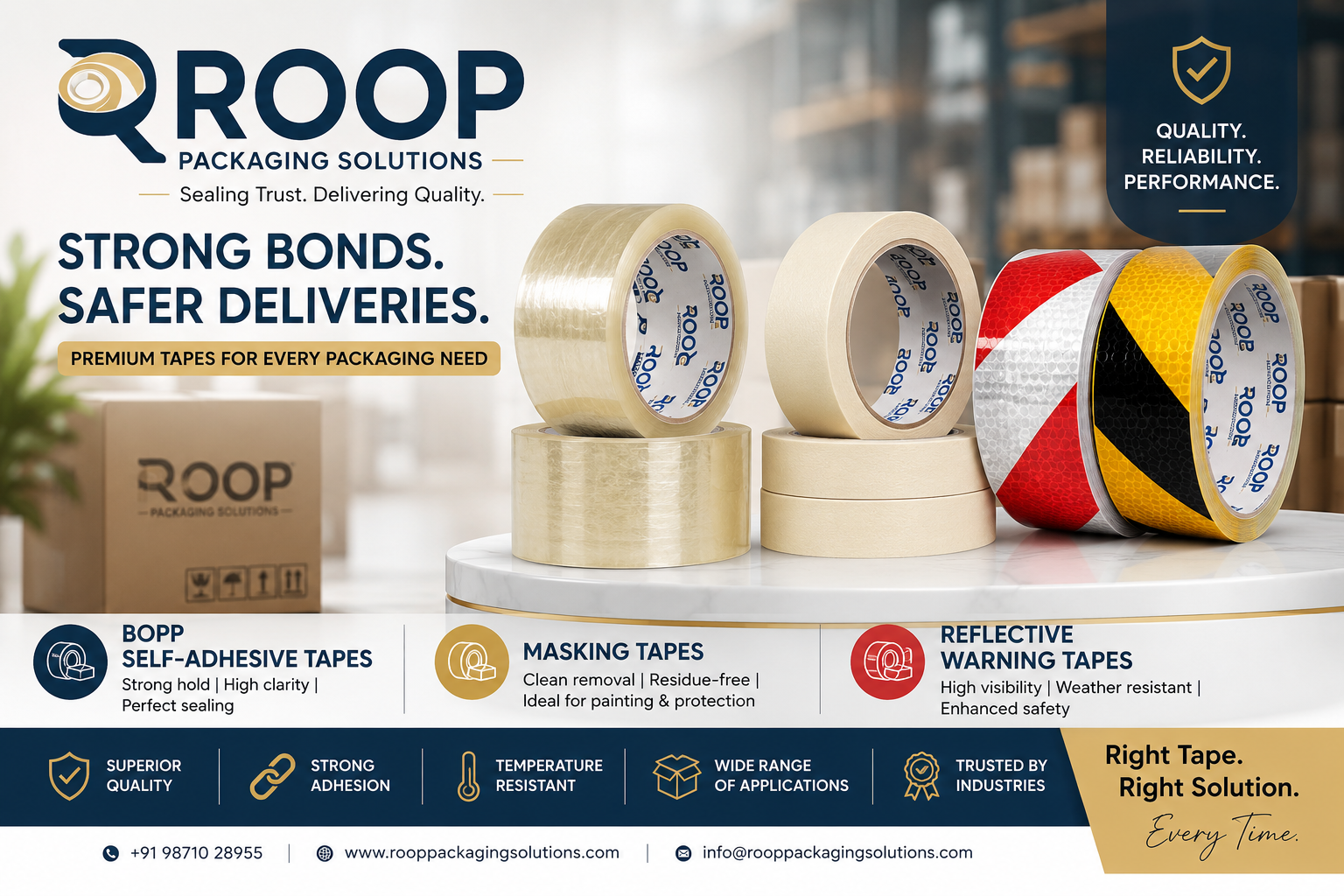 Choosing the Right Packaging and Safety Tape